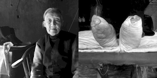 When she was growing up with her feet bound, she cried so much that her grandfather complained.