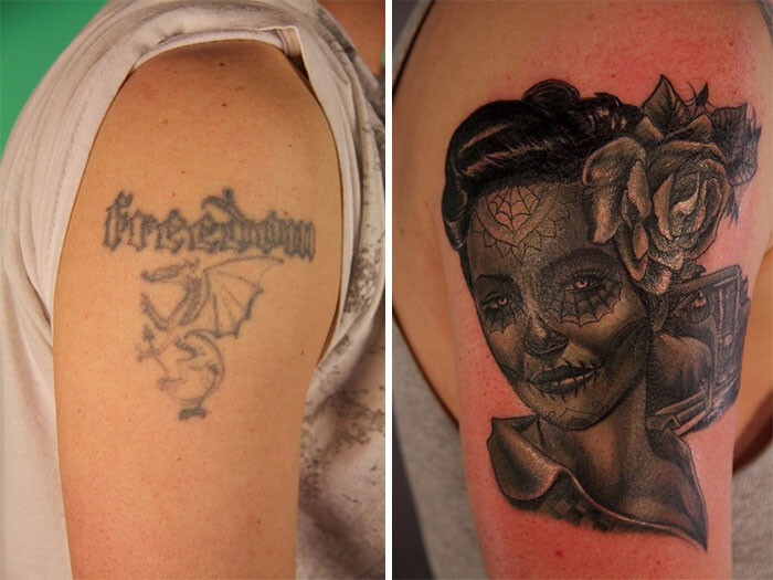 70 Creative Cover-Up Tattoo Ideas That Show A Bad Tattoo Is Not The End Of Life