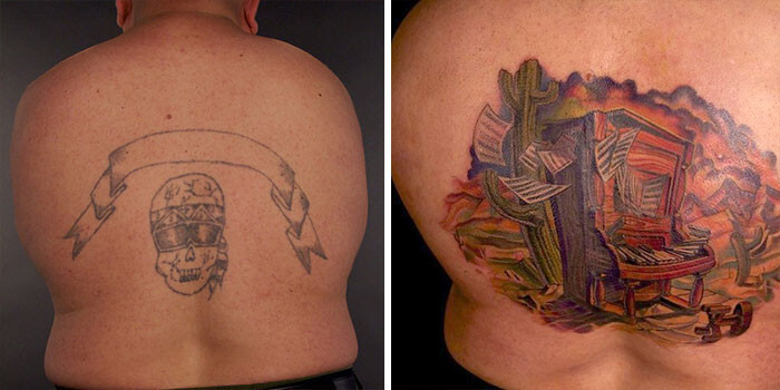 70 Creative Cover-Up Tattoo Ideas That Show A Bad Tattoo Is Not The End Of Life