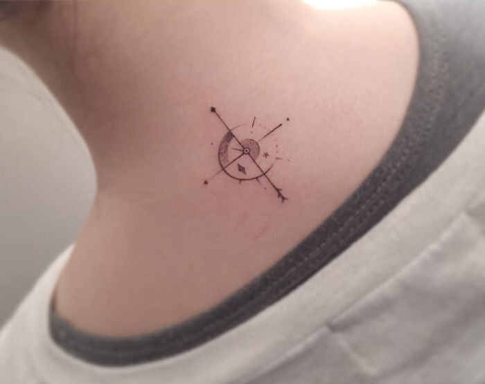 13+ Minimalist Tattoos By A Korean Artist