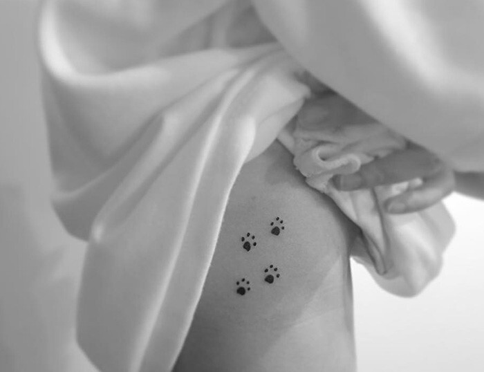 13+ Minimalist Tattoos By A Korean Artist