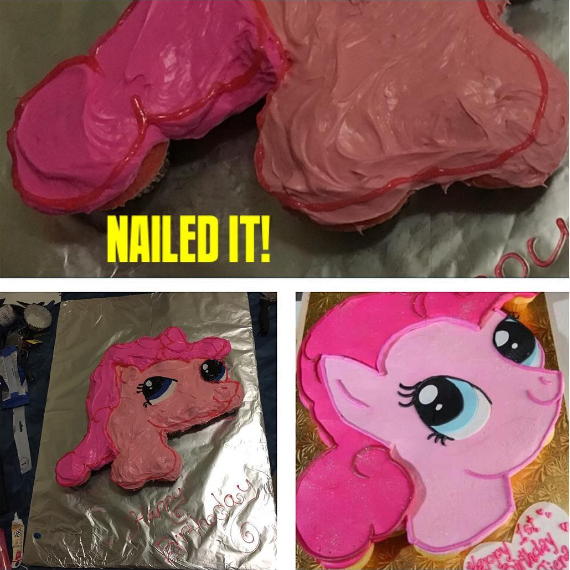 This Pinkie Pie with a penis cake.