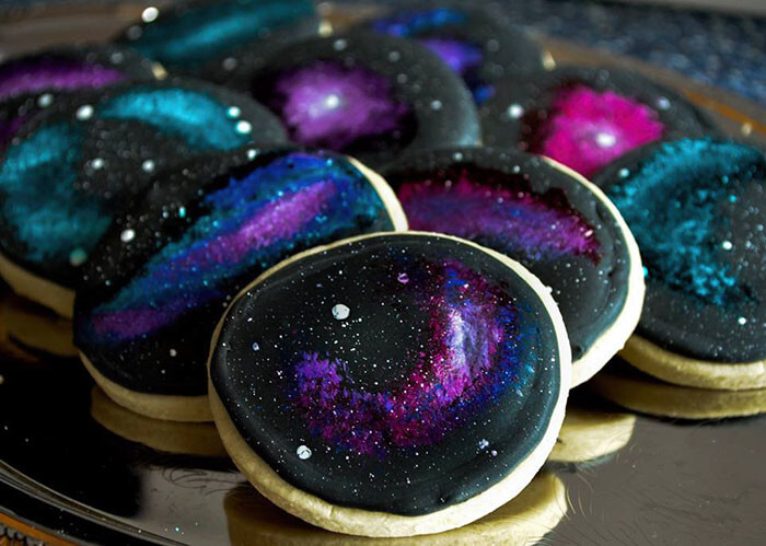 “I Was Asked To Make A Galaxy Themed Cake And Cupcakes For A Wedding”