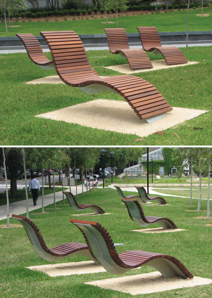 #15 Custom Curve Seats, Cadigal Green, University Of Sydney, Australia