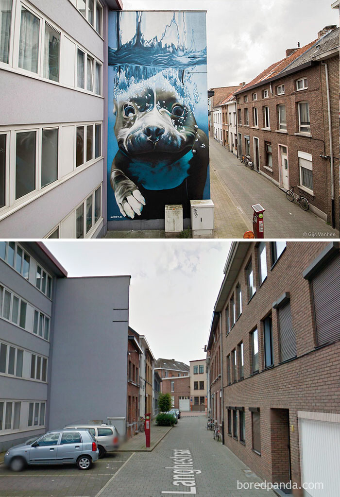 #11 Diving Dog Mural, Mechelen, Belgium