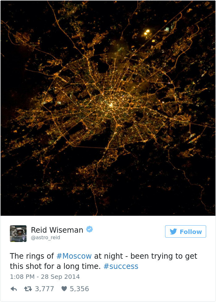 Astronaut’s Tweets From Space Show That It’s The Best Job In The World