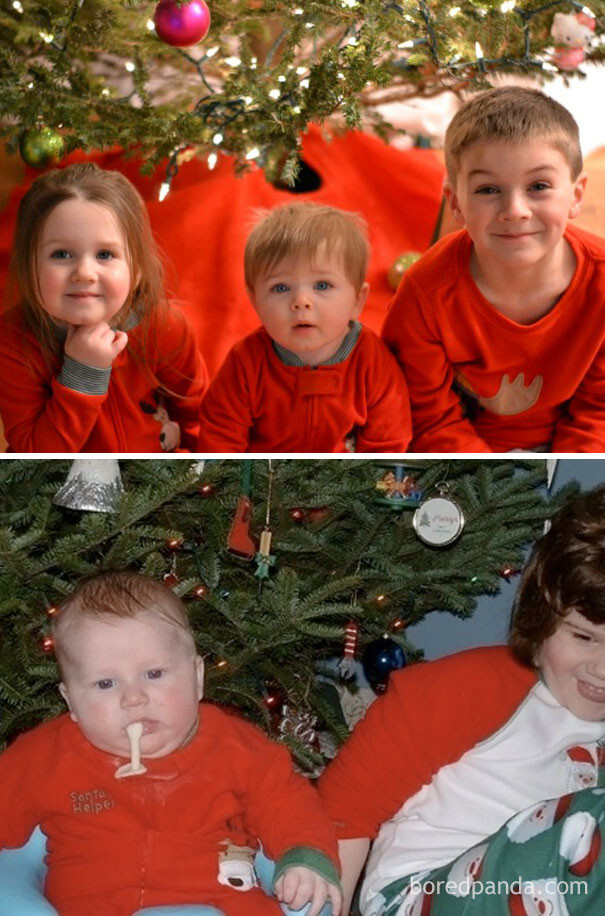 Expectations VS. Reality: 10+ Christmas Baby Photoshoot Fails