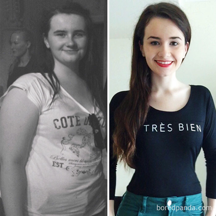 #30 From 224LBS To 135LBS. I Agree With My Shirt. This Is A Pretty "Très Bien" Comparison