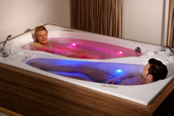 10. His and hers bathtub 