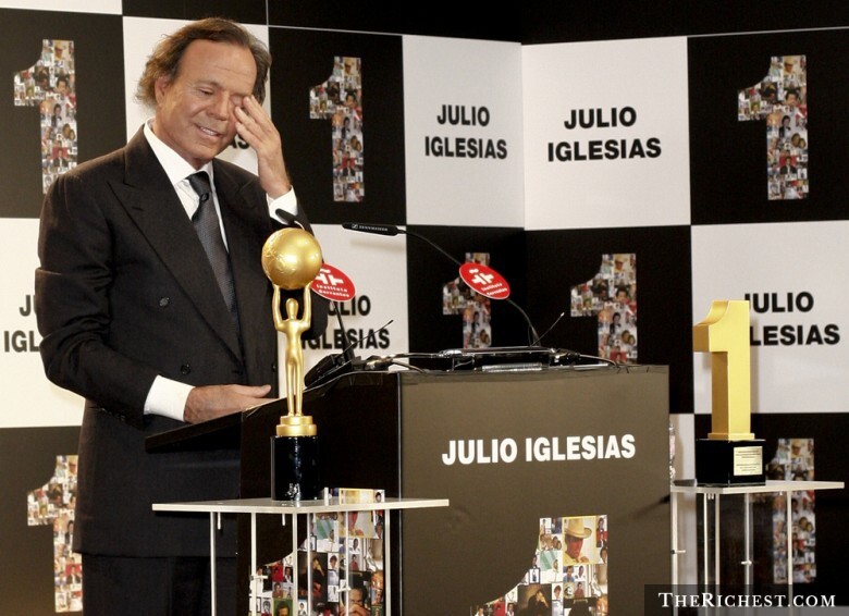 8. Julio Iglesias – 3,000