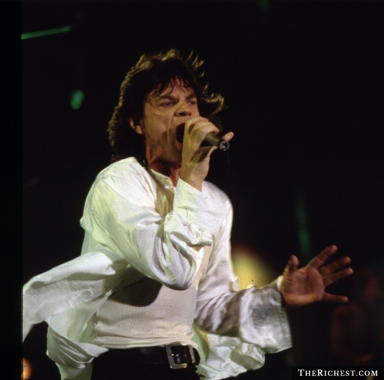 7. Mick Jagger – 4,000