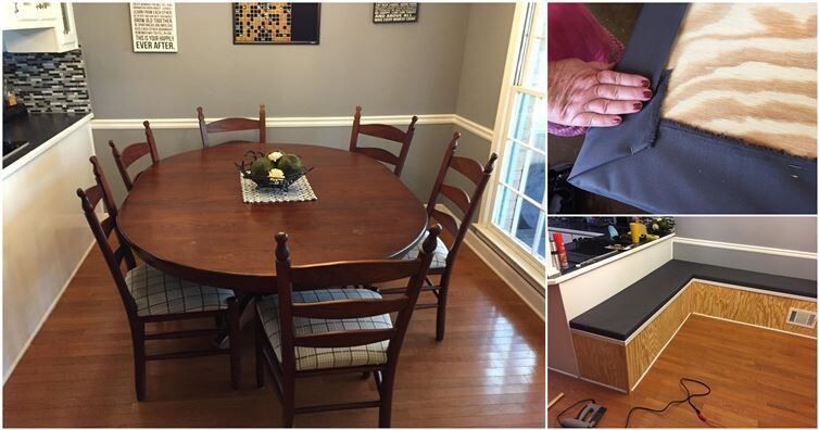Using Simple Materials, He Transformed His Dining Room