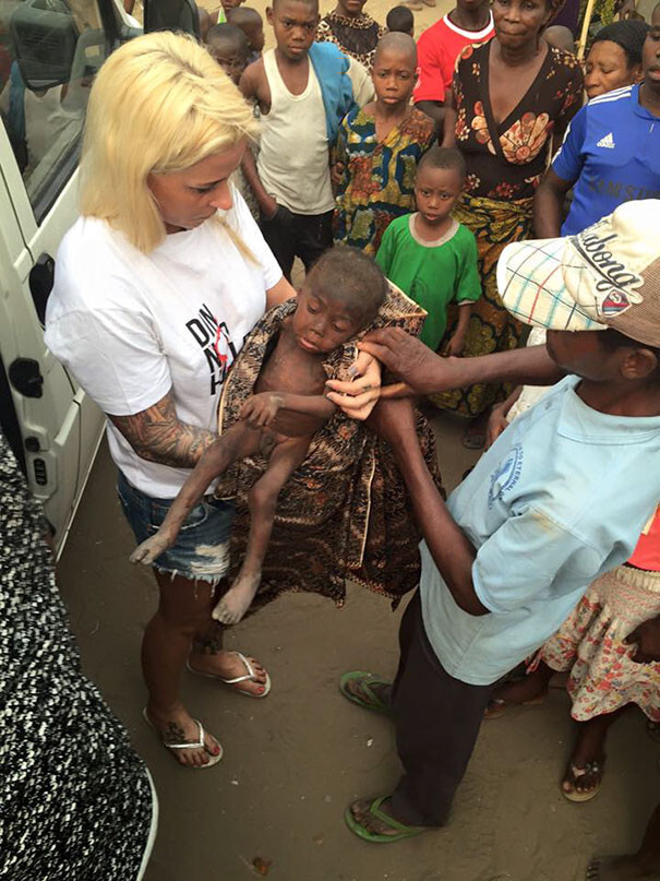 Danish aid worker Anja found him on January 31st and named him Hope