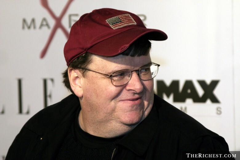 4. Michael Moore Damages His Image With an Anti-Violence Speech