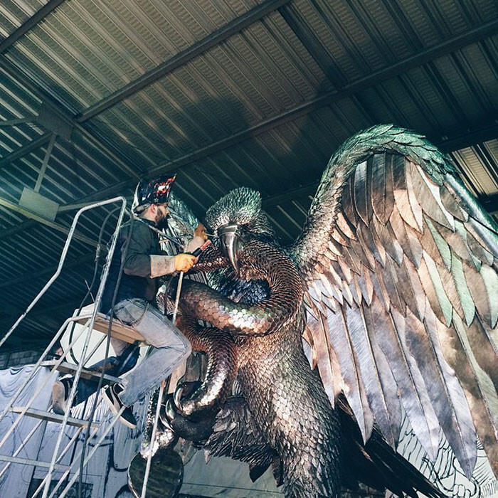 Welder Spends Hundreds Of Hours Turning Metal Into Stunning Art