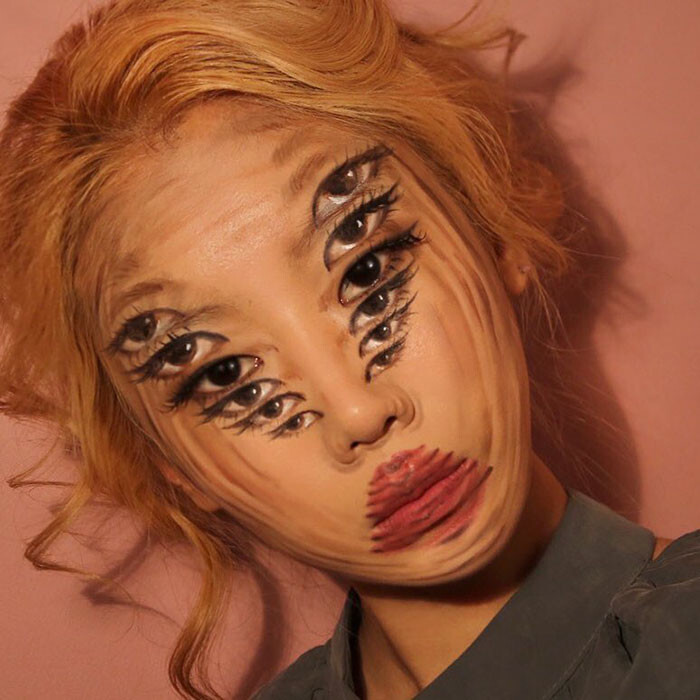 What This Artist Does To Her Face Will Seriously Mess With Your Mind