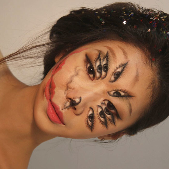 What This Artist Does To Her Face Will Seriously Mess With Your Mind