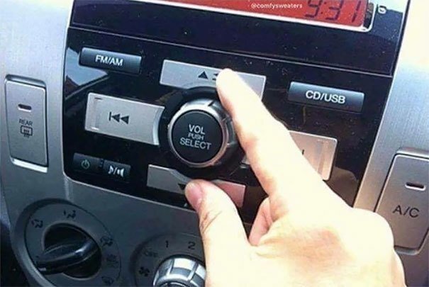 #2 If Your Car Is Making An Unsettling Noise, Just Turn Your Radio Up Until It Disappears