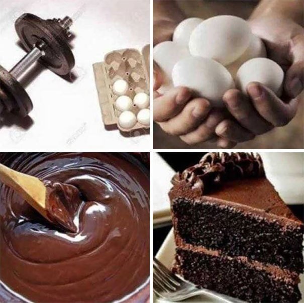 #17 Eggs Are Really Healthy And Should Be The Foundation Of Your Diet. Don't Like The Taste? Add Cacao, Butter, Flour And Bake For 30 Minutes