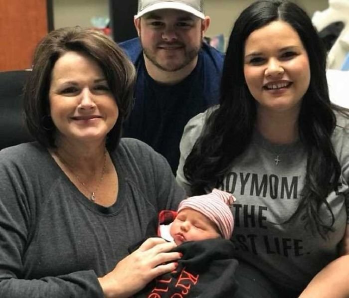 “I am so amazed at this sweet miracle. Having him via surrogacy was not always easy, and definitely not easy for Patty, but having him here makes all the hard days worth it”