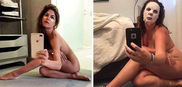 Woman Continues To Hilariously Recreate Celebrity Instagram* Pics, And The Result Is Better Than The