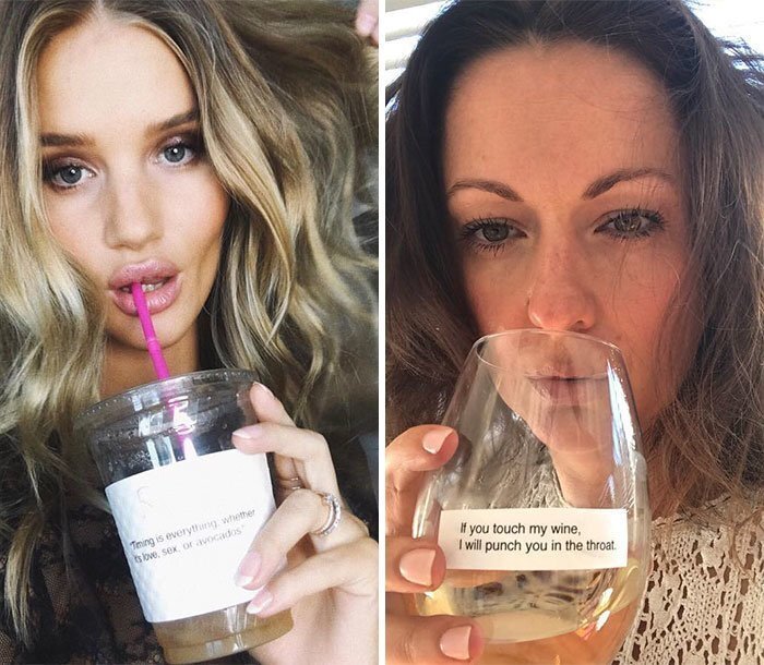 Woman Continues To Hilariously Recreate Celebrity Instagram* Pics, And The Result Is Better Than The