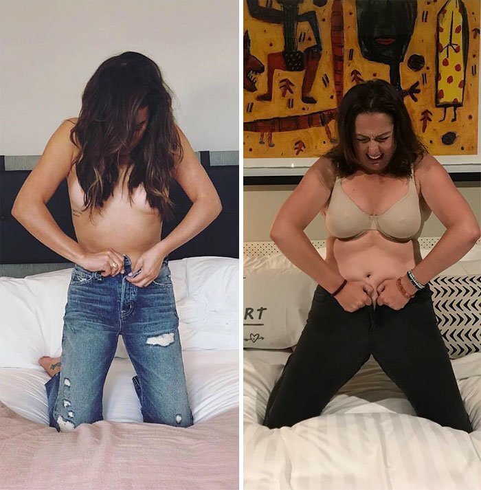 Woman Continues To Hilariously Recreate Celebrity Instagram* Pics, And The Result Is Better Than The
