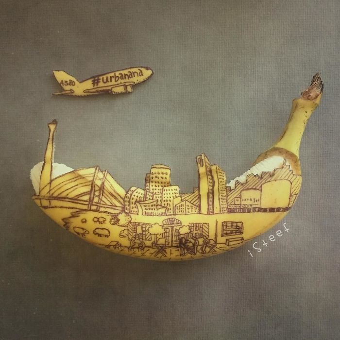 Artist Transforms Bananas Into Works Of Art, And The Result Is Surprisingly Good