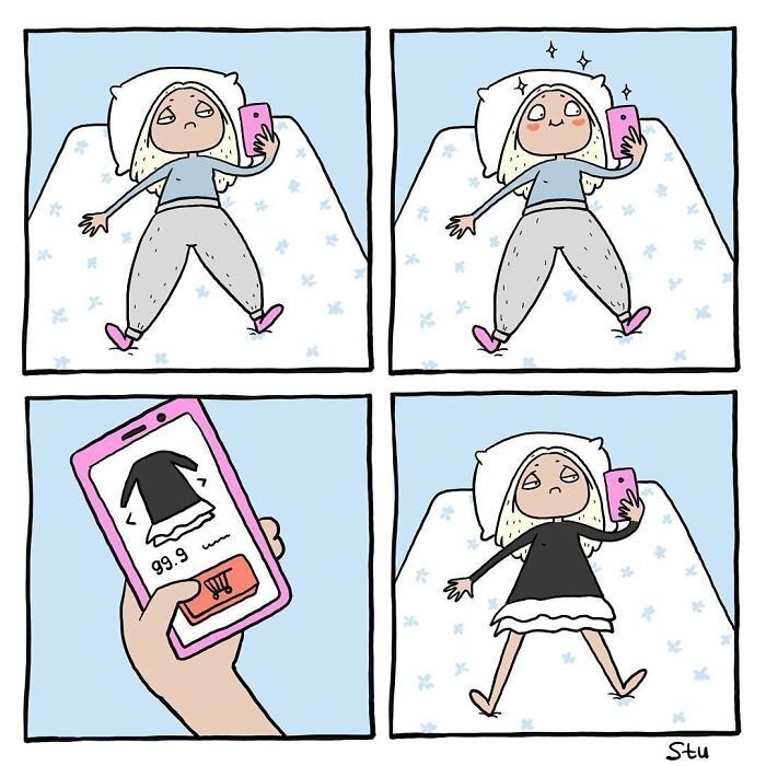 Girl Problems Illustrated In 31 Funny Comics By Russian Artist Anastasia Ivanova