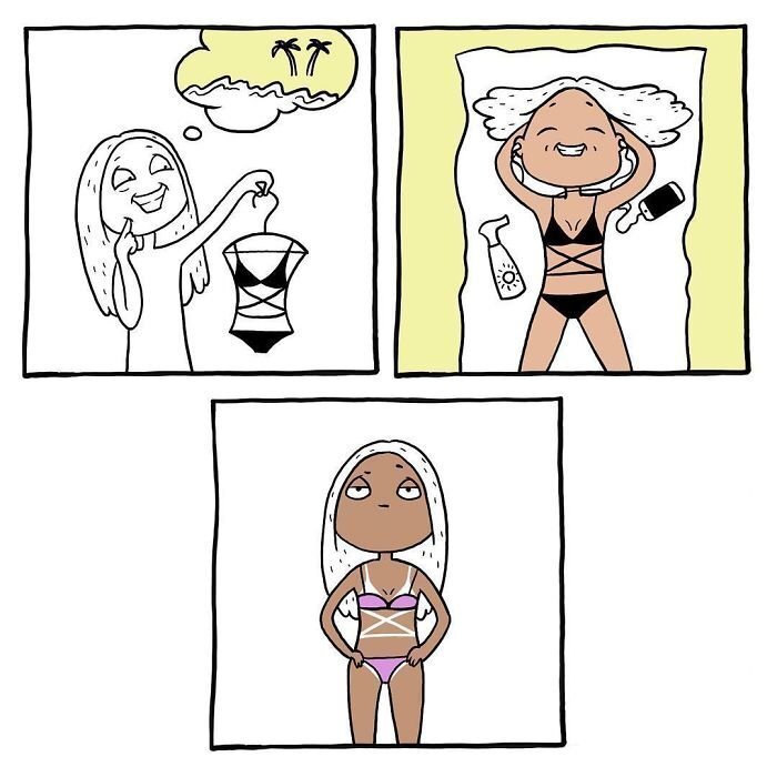 Girl Problems Illustrated In 31 Funny Comics By Russian Artist Anastasia Ivanova