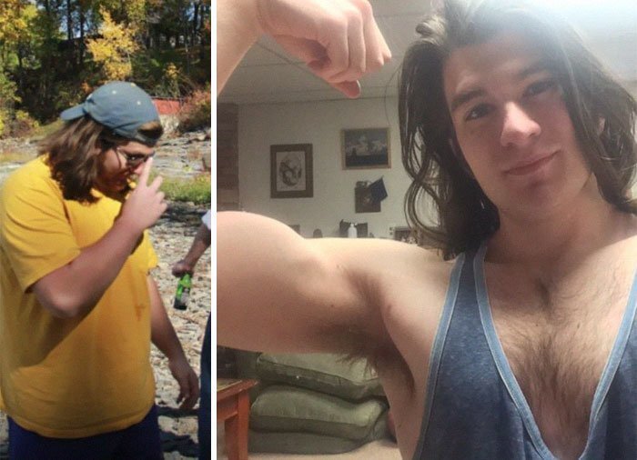 Internet Goes Crazy About Man Who Lost 70 Lbs While Taking Care Of His Sick Mom