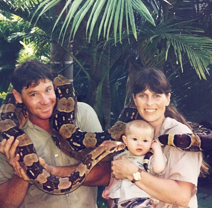 Daughter of Steve Irwin, aka the “Crocodile Hunter”