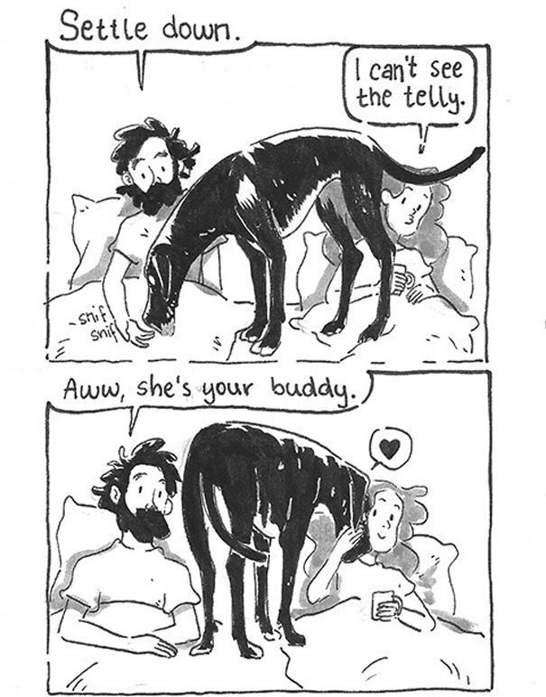 9 Adorable “Awkward Moments” Every Couple With A Dog Will Relate To