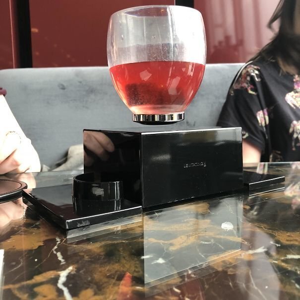#2 London Bar Served My Girlfriend’s Cocktail In A Levitating Glass