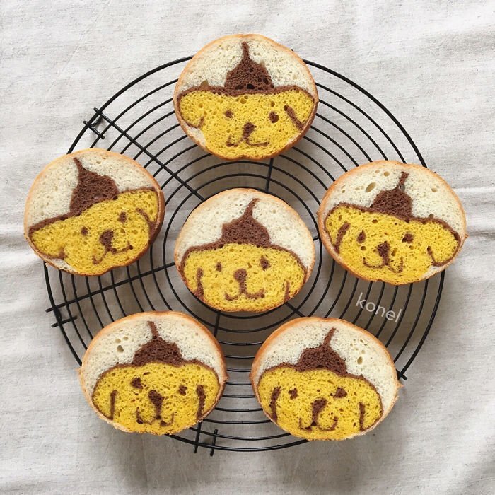 Japanese Mom Bakes Awesome Bread Inspired By Her Kid’s Drawings And Nature