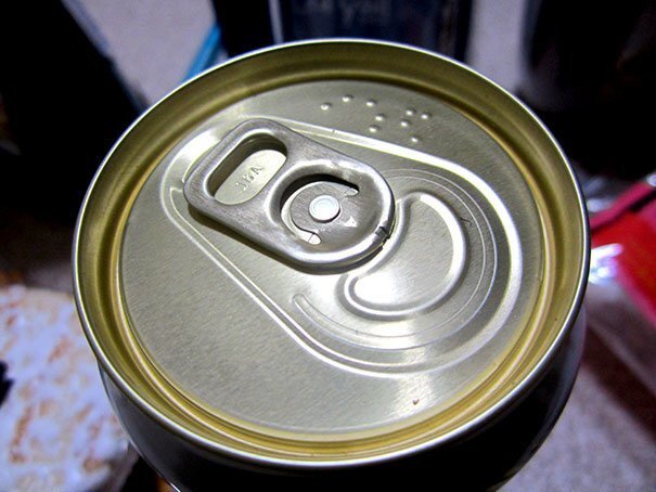 #2 Drink Cans Have Names Written In Braille On The Top