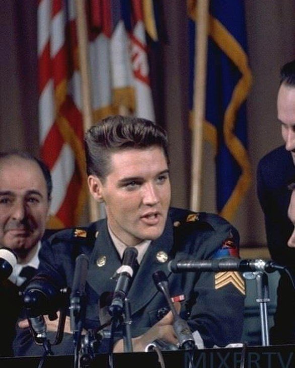 #28 In 1958, Elvis Was Drafted Into Military Service