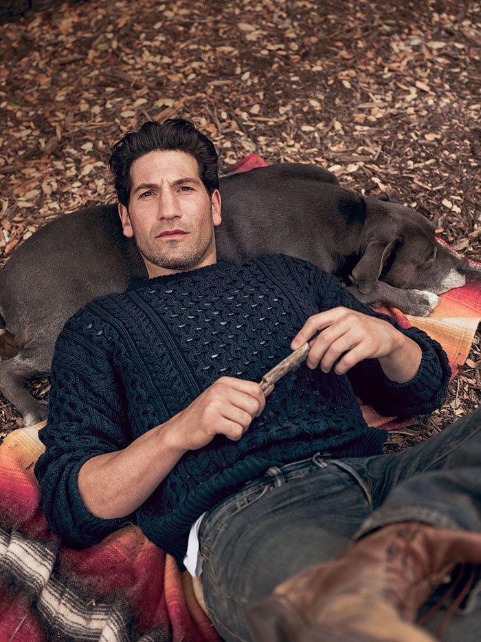 These Photos Of ‘Walking Dead’ Star With His 3 Rescue Pit Bulls Are The Hottest Thing Ever