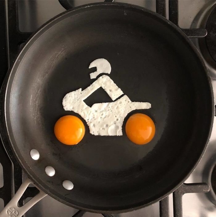 Artist Turns His Breakfast Eggs Into Works Of Art