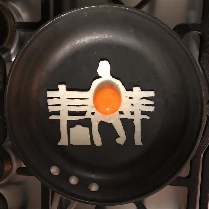 Artist Turns His Breakfast Eggs Into Works Of Art