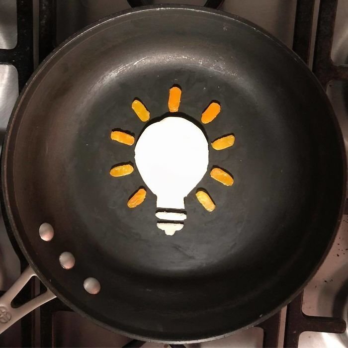 Artist Turns His Breakfast Eggs Into Works Of Art