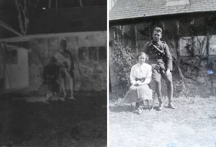 Man Finds 100-Year-Old Photo Negatives Inside Old Box He Buys For £4