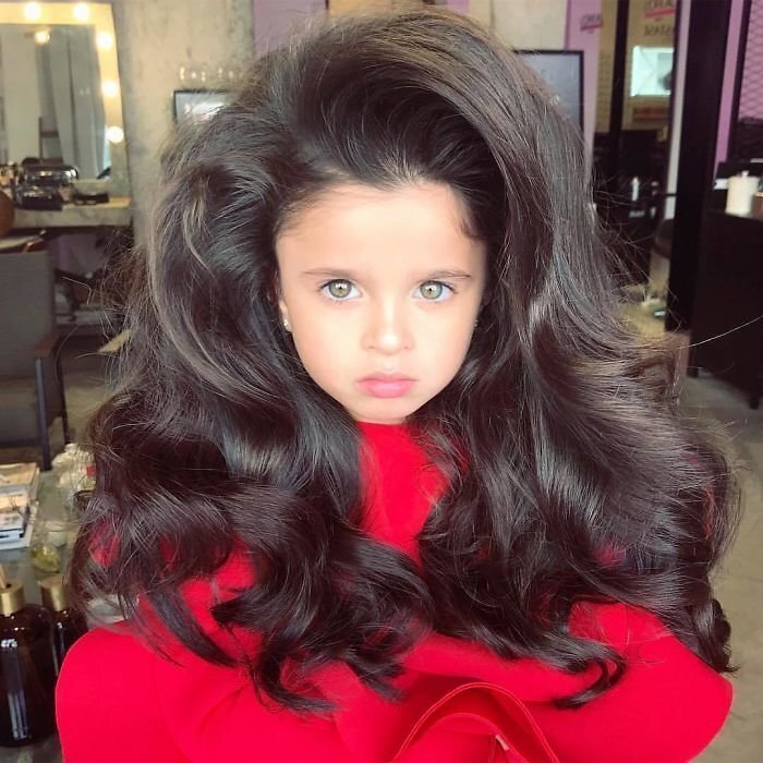 The young girl’s gorgeous long hair has earned her 53.2k Instagram* followers and a feature in British Vogue