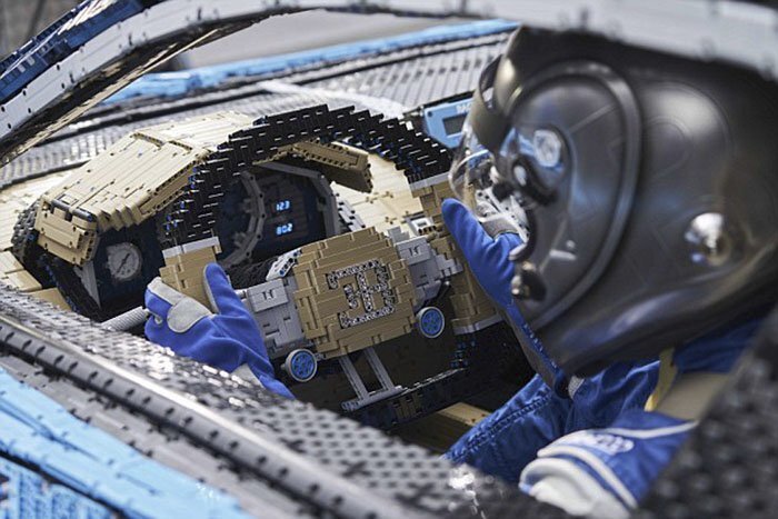 Bugatti’s official test driver and former Le Mans winner, Andy Wallace,  took the car for its first drive