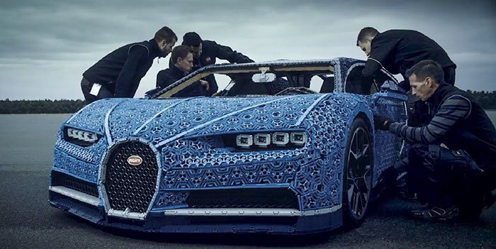 In total, the Lego Bugatti took about 13,400 man-hours to build