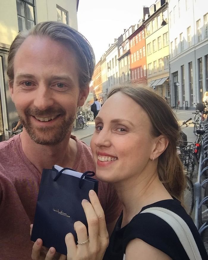 Maria and Anders met on Tinder over four years ago