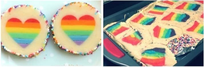 20. These absolutely NAILED rainbow cookies: