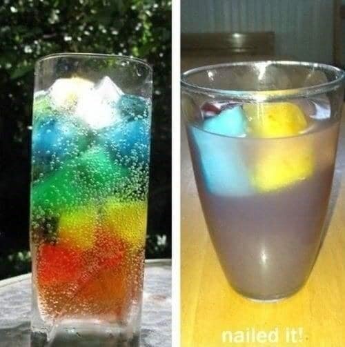 8. This gorgeous rainbow drink: