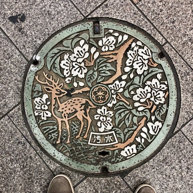 3. The manhole covers all over the country are gorgeous.