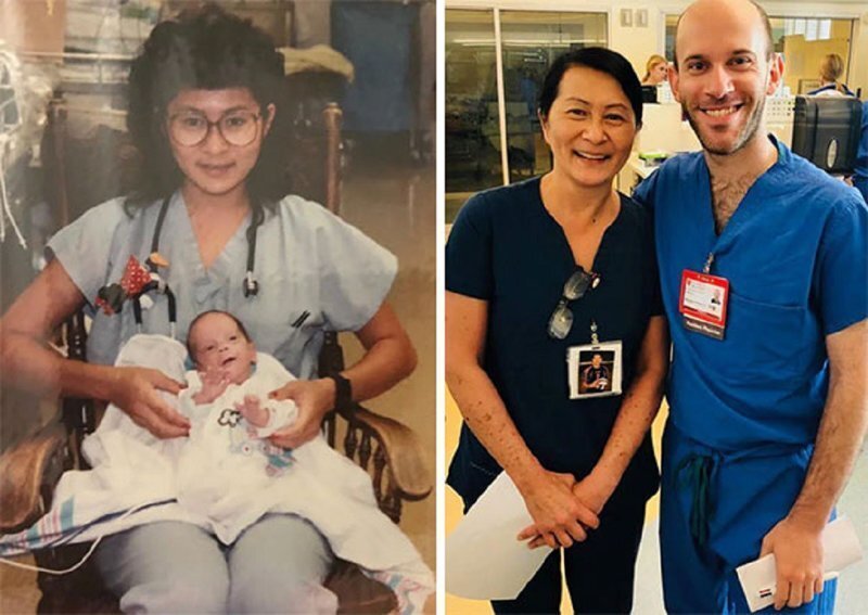 #1 Us Nurse Discovered That Her Colleague Doctor Was Premature Baby She Cared For 28 Years Ago